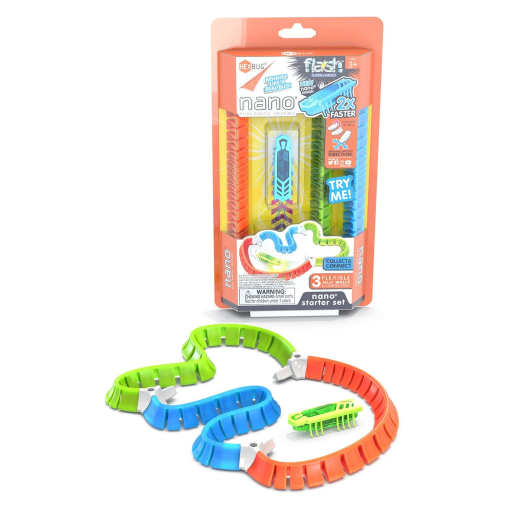HEX BUG FLASH NANO STARTER SET ASST KIDSGOODS