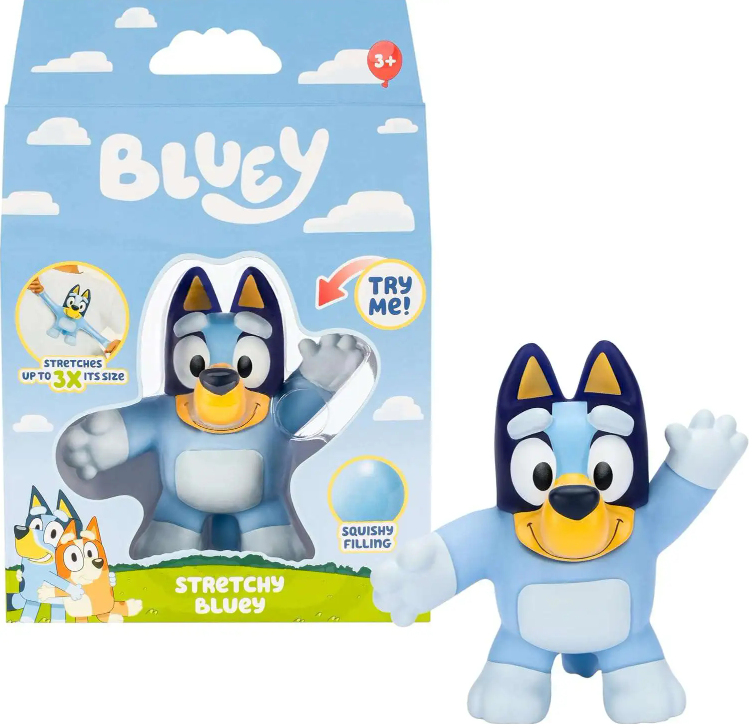 18024 BLUEY S10 STRETCHY HERO BLUEY