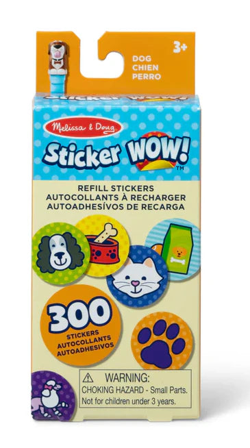 M&D STICKER WOW! REFILL STICKERS DOG