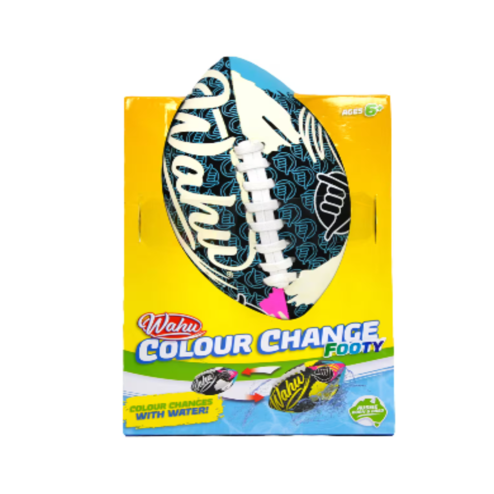 930115 WAHU COLOUR CHANGE FOOTY YELLOW/PINK