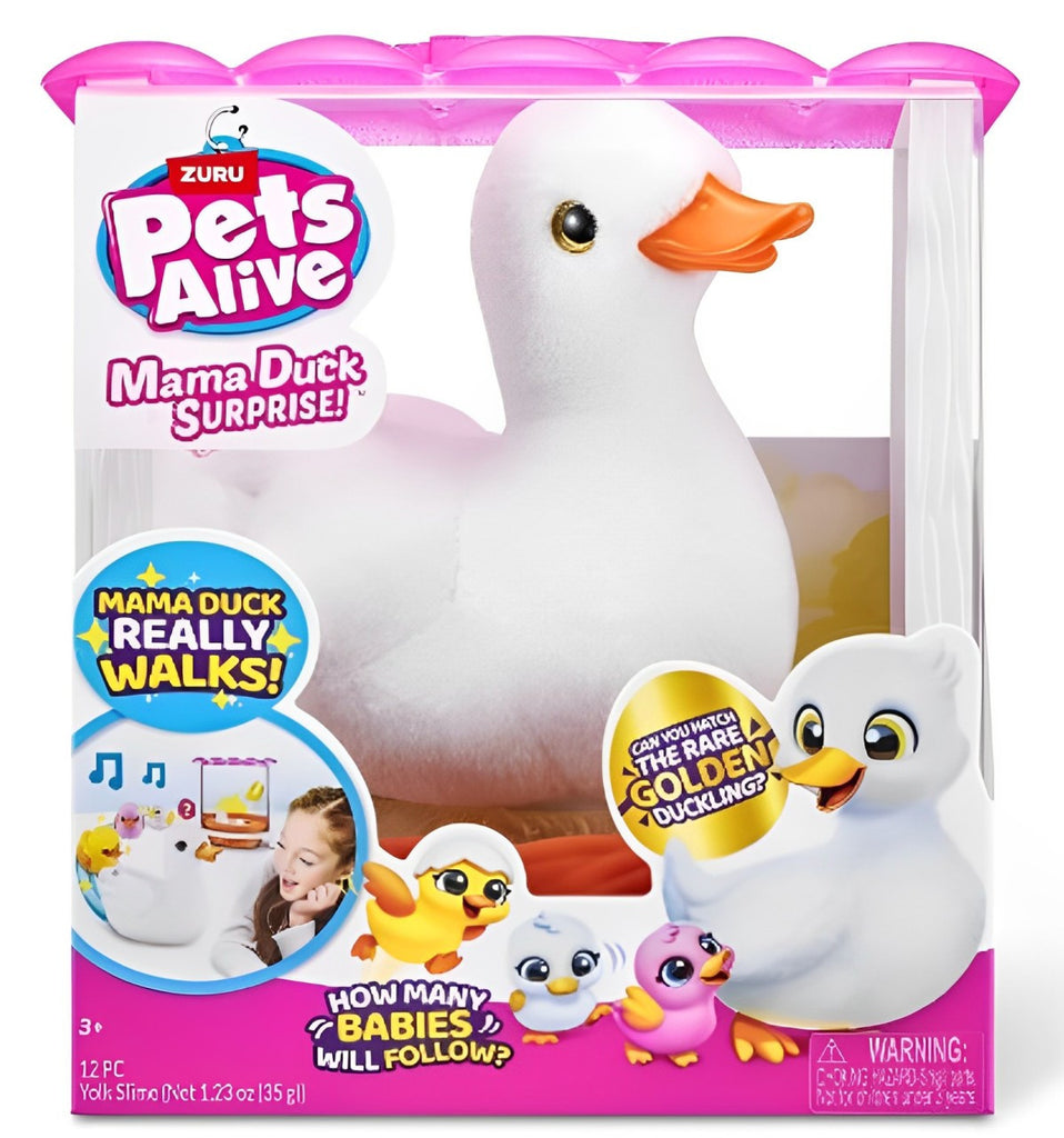 ZURU PETS ALIVE MAMA & BABY SURPRISE S1 MAMA DUCK