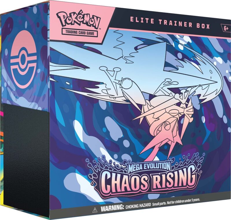 Pokemon TCG Mega Evolutions 4 Chaos Rising Elite Trainer Box NEW RELEASE
