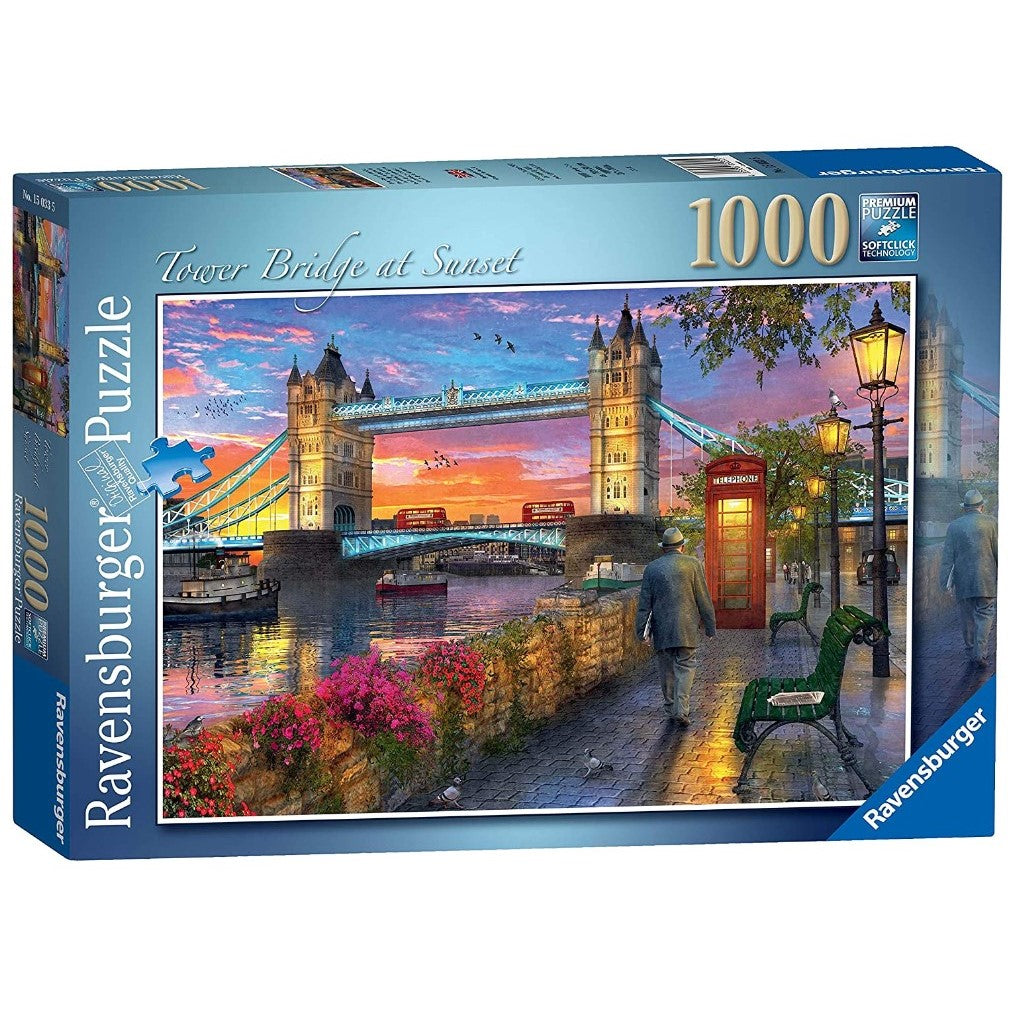 RAVENSBURGER TOWER BRIDGE AT SUNSET 1000