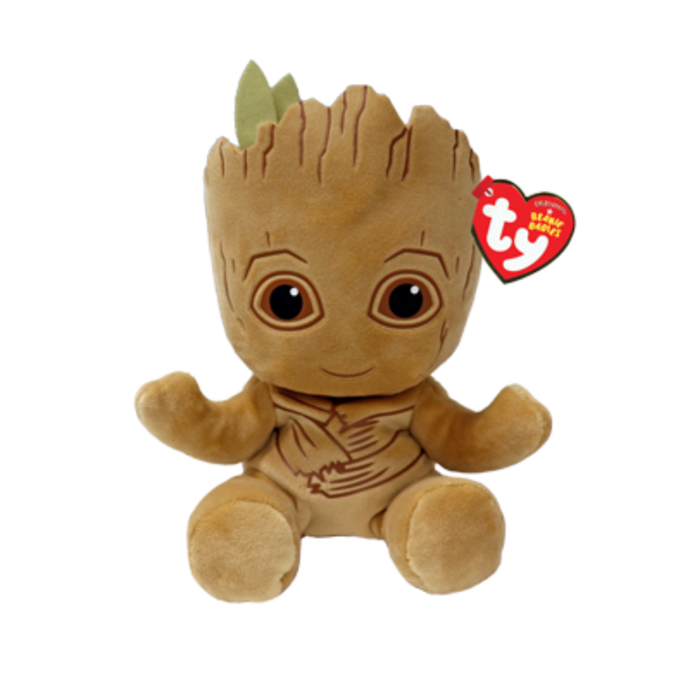 TY BEANIE BABY REGULAR MARVEL FLOPPY  GROOT