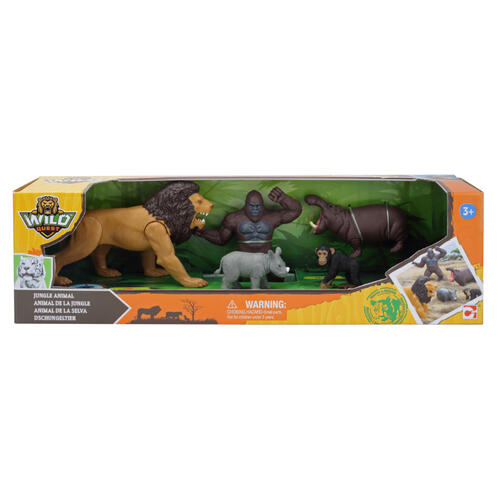 WILD QUEST JUNGLE ANIMAL SET