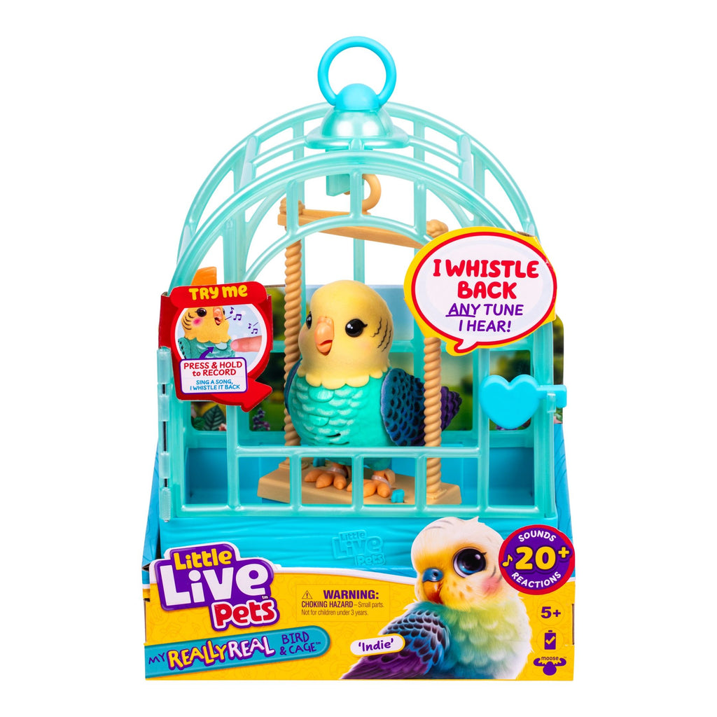 26683 Little Live Pets My Really Real Bird & Cage Indie