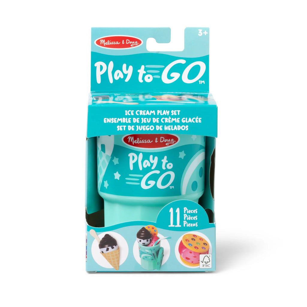 M&D PLAY TO GO ICE CREAM PLAY SET