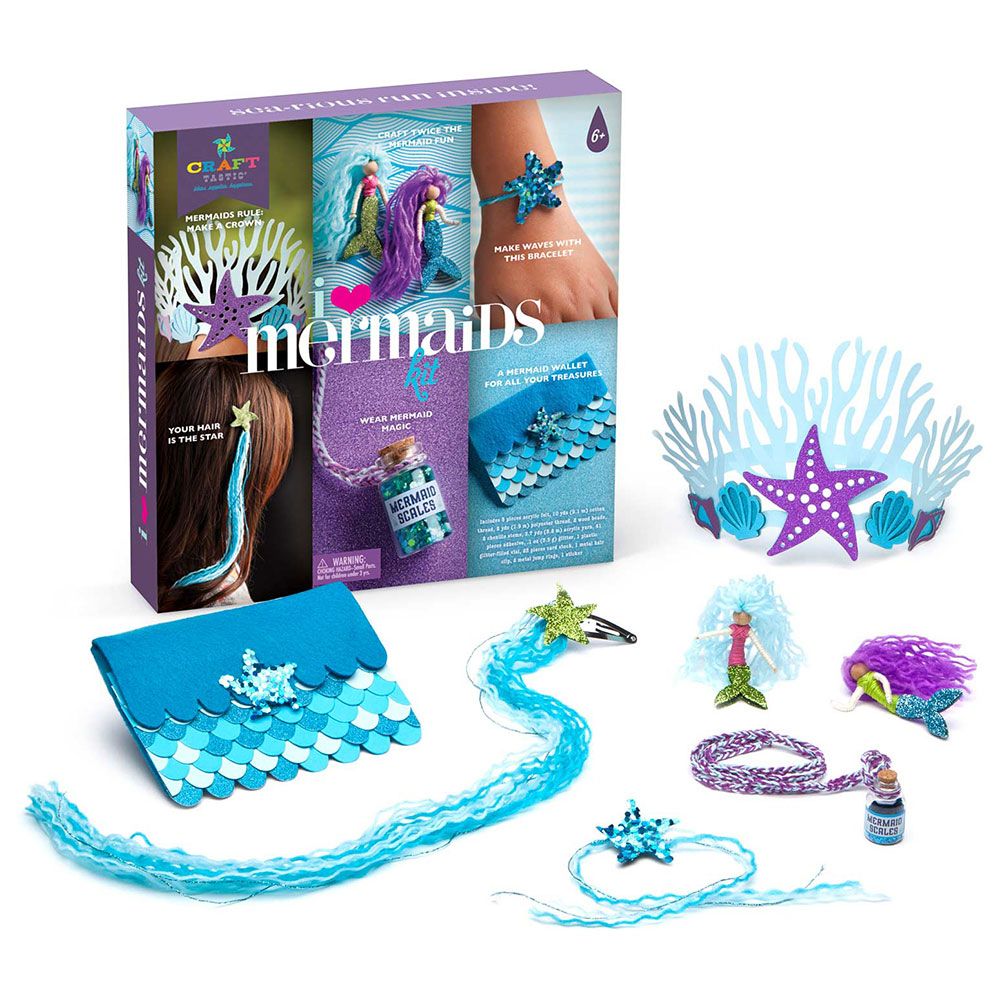 AW CRAFT TASTIC I LOVE MERMAIDS KIT