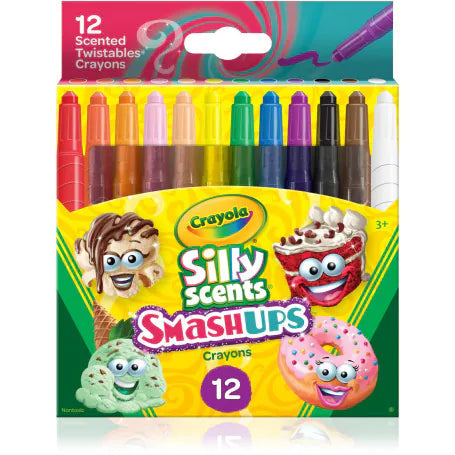 CRAYOLA SILLY SCENTS SMASH UPS  TWIST CRAYONS