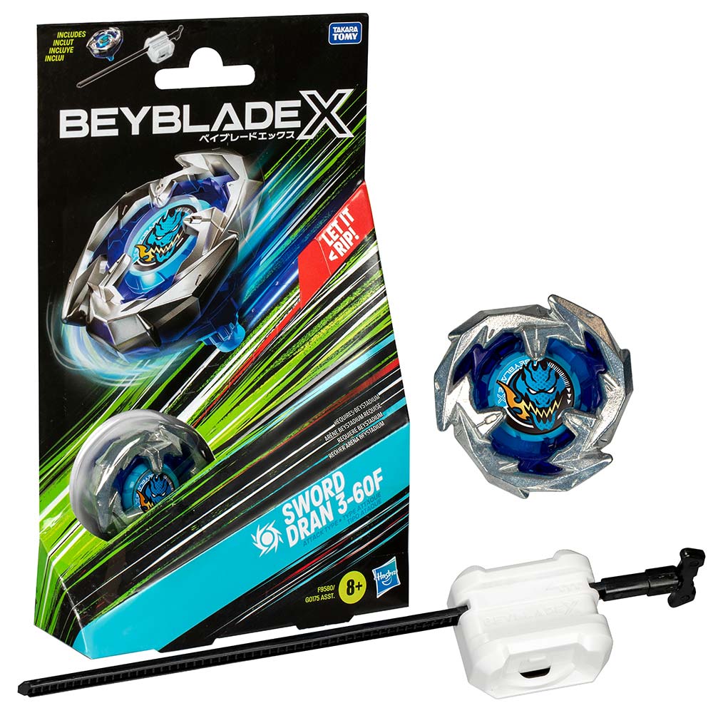 G0175 BEYBLADE X STARTER PACK TOP SWORD DRAN 3-60F
