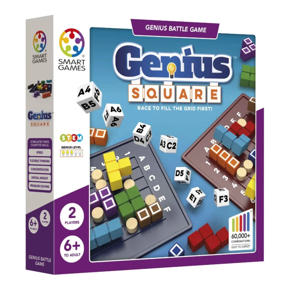 THE GENIUS SQUARE GAME NEW EDITION