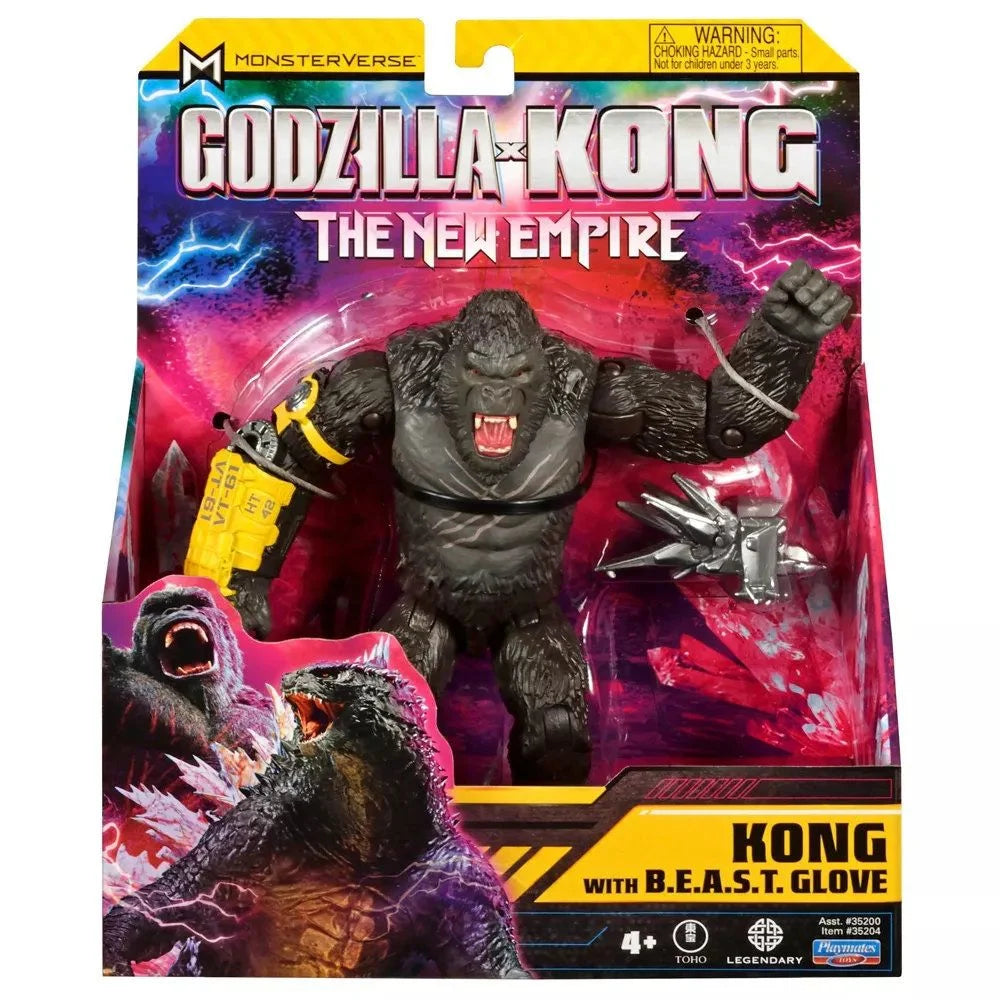 GODZILLA X KONG THE NEW EMPIRE 6'' BAGIC FIGURE Kong With B.E.A.S.T Glove