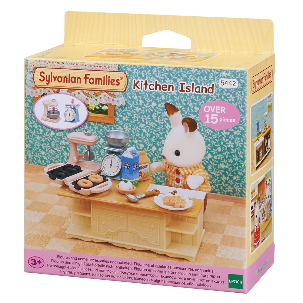 SF5442 Sylvanian Families Kitchen Island Play Set