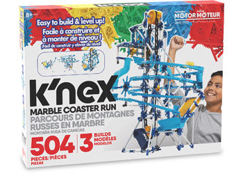 K'NEX Marble Coaster Run with Motor Set 504 Piece