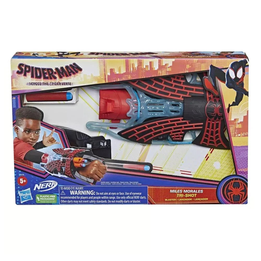 MARVEL SPIDER-MAN: ACROSS THE SPIDER-VERSE MILES MORALES TRI-SHOT BLASTER