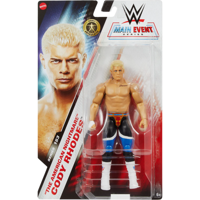 GDF62 WWE BASIC ACTION FIGURE SERIES 153 CODY RHODES