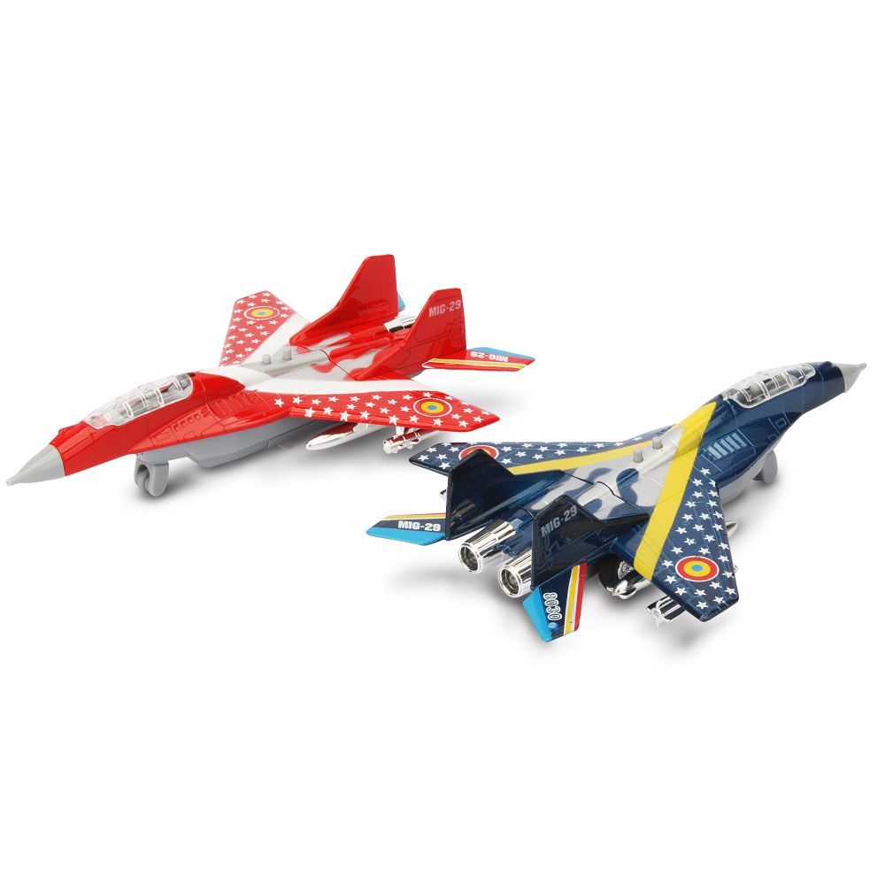 FIGHTER JET WITH SOUND 20CM ASST