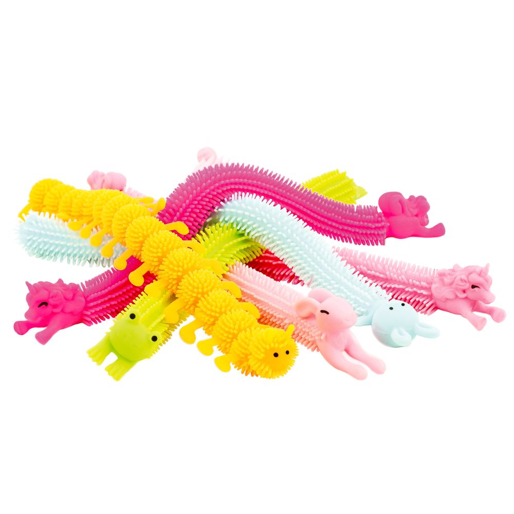 STRETCHY NOODLE ANIMALS 22CM ASST