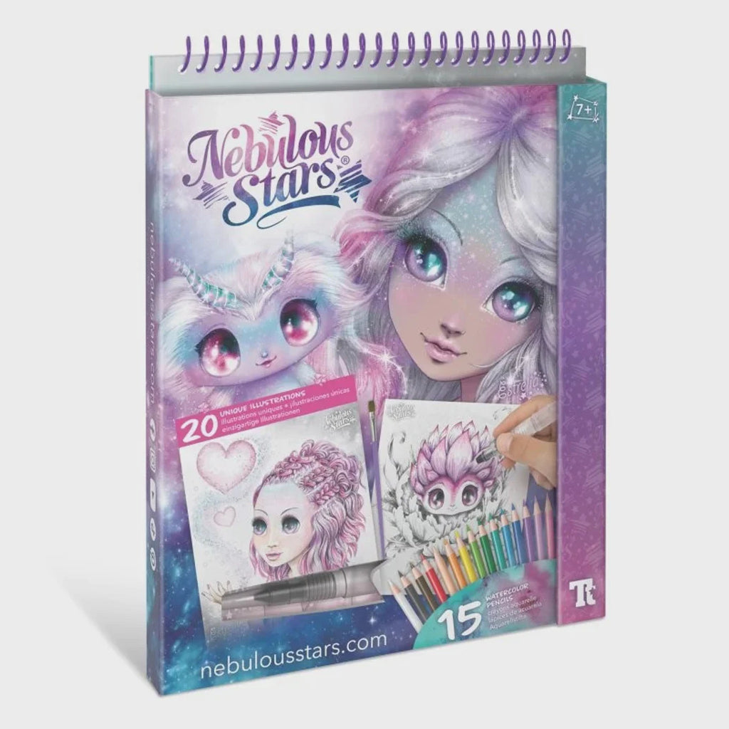 NEBULOUS STARS WATERCOLORING BOOK SET