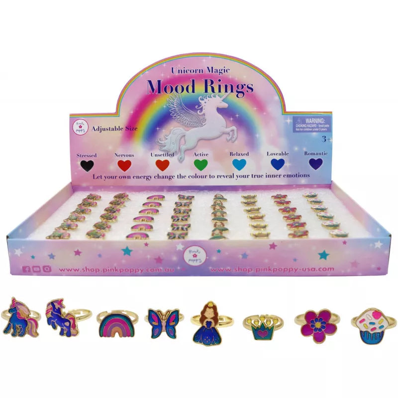 PINK POPPY MAGICAL MOOD RINGS ASST