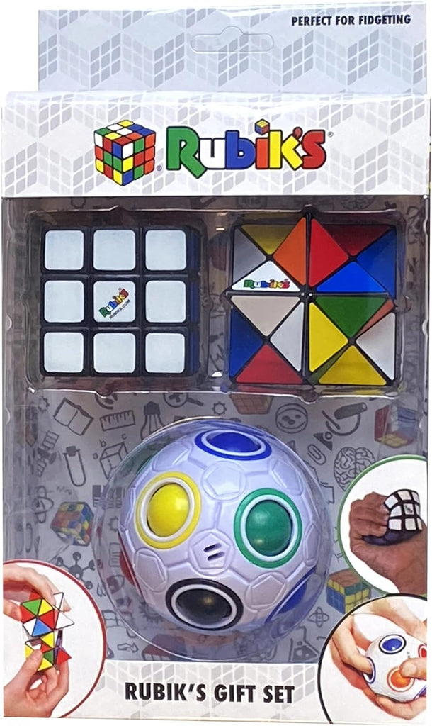 RUBIKS GIFT SET (RAINBOW BALL, SQUISHY CUBE, MAGIC STAR)