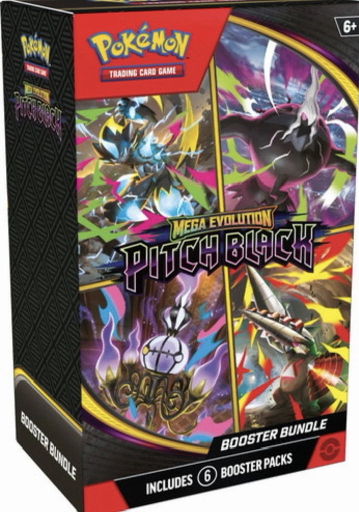 Pokémon TCG Mega Evolutions Pitch Black Booster Bundle New Sealed ✅️PRESALE✅️