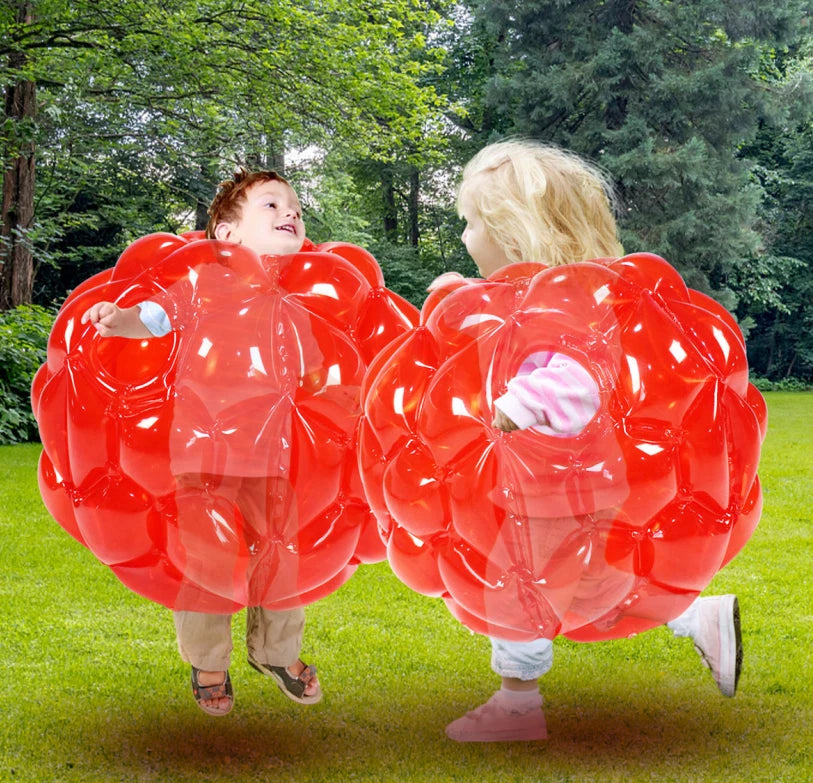 Inflatable Bumper Ball 60cm children's red