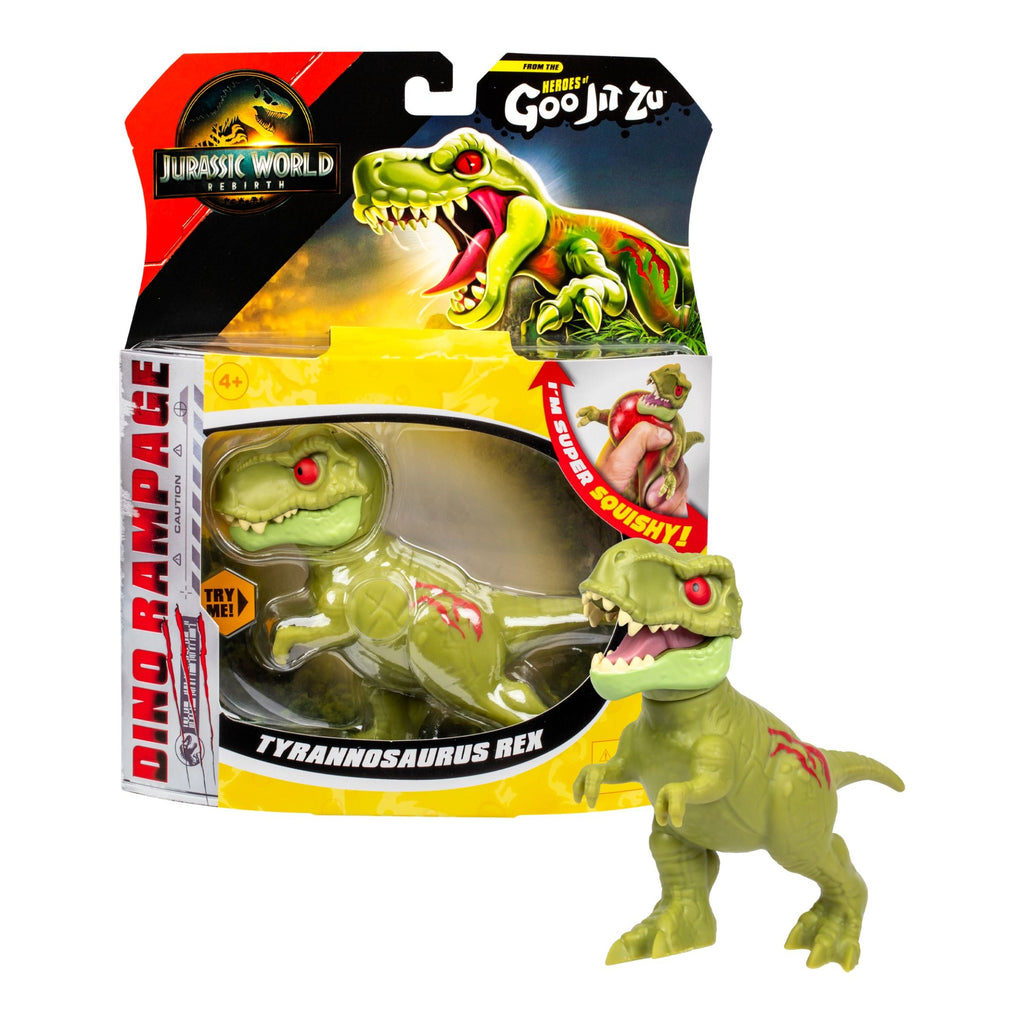 42733 Heroes of Goo-Jit-Zu Series 6 Hero Pack Jurassic World Rebirth Tyrannosaurus Rex