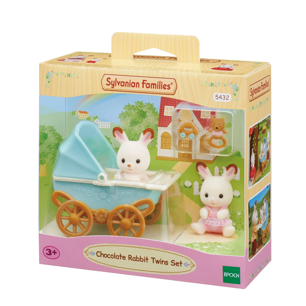 SF5432 Sylvanian Families Chocolate Rabbit Twins Set