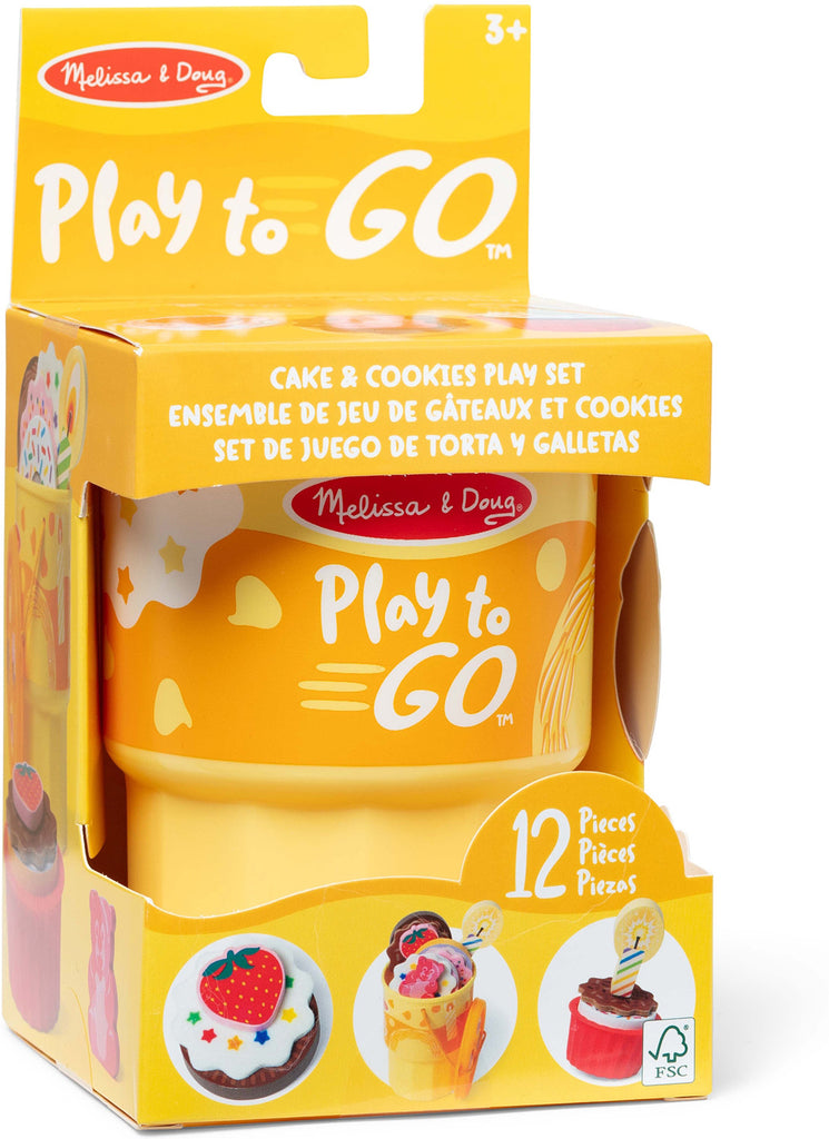 M&D PLAY TO GO - CAKE & COOKIES PLAY SET