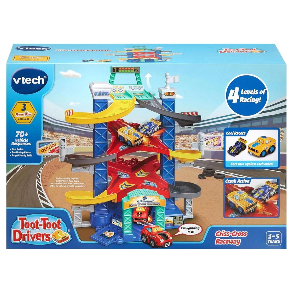 VTECH TOOT TOOT DRIVERS CRISS CROSS RACEWAY