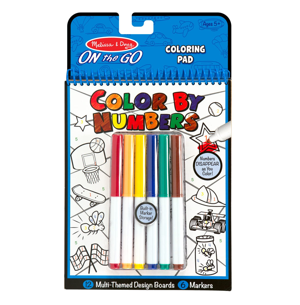 MELISSA & DOUG ON THE GO COLOR BY NUMBERS