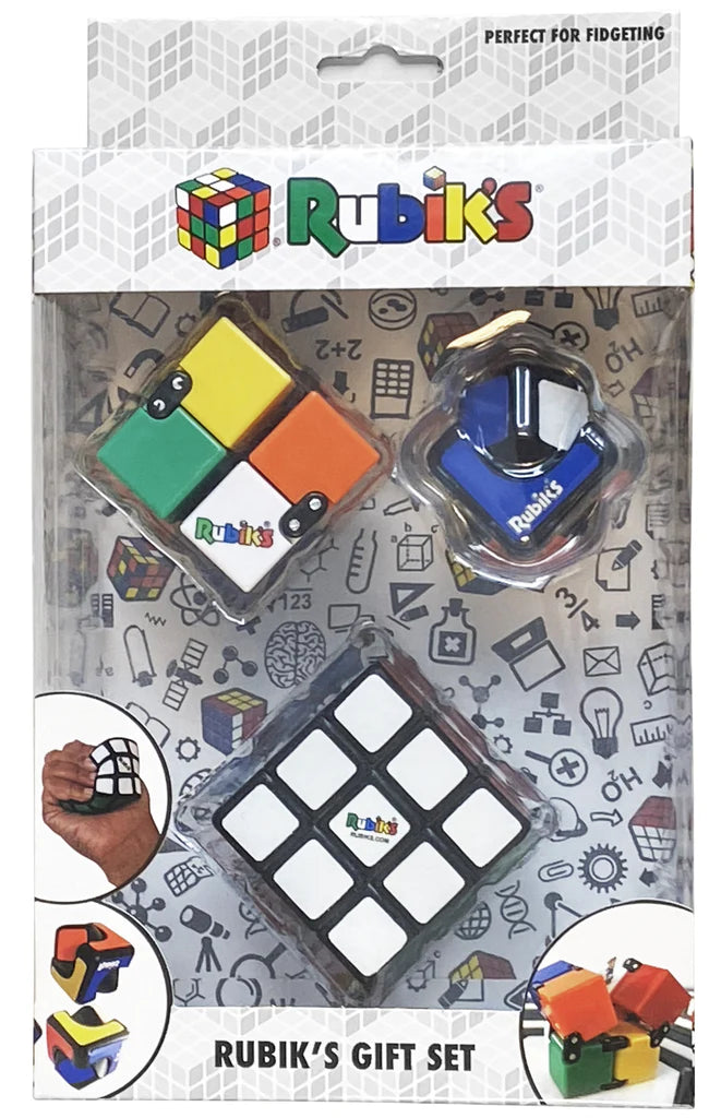 RUBIKS GIFT SET (SQUISH CUBE, SPIN CUBELET, INFINITY CUBE))