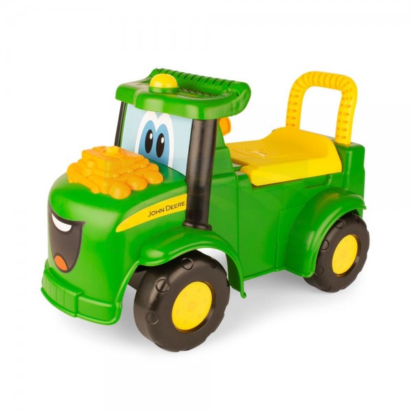 JOHN DEERE TRACTOR FOOT TO FLOOR RIDE-ON WITH LIGHTS & SOUNDS