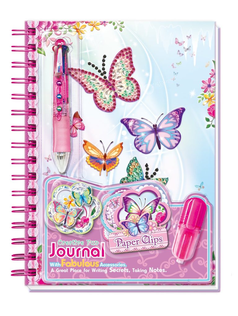 T66413 CREATIVE JOURNAL SET BUTTERFLY