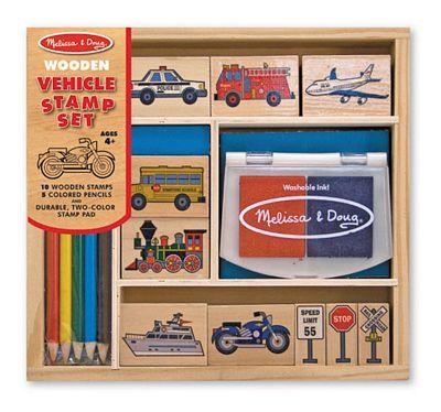 MND2409 MELISSA & DOUG VEHICLE STAMP SET