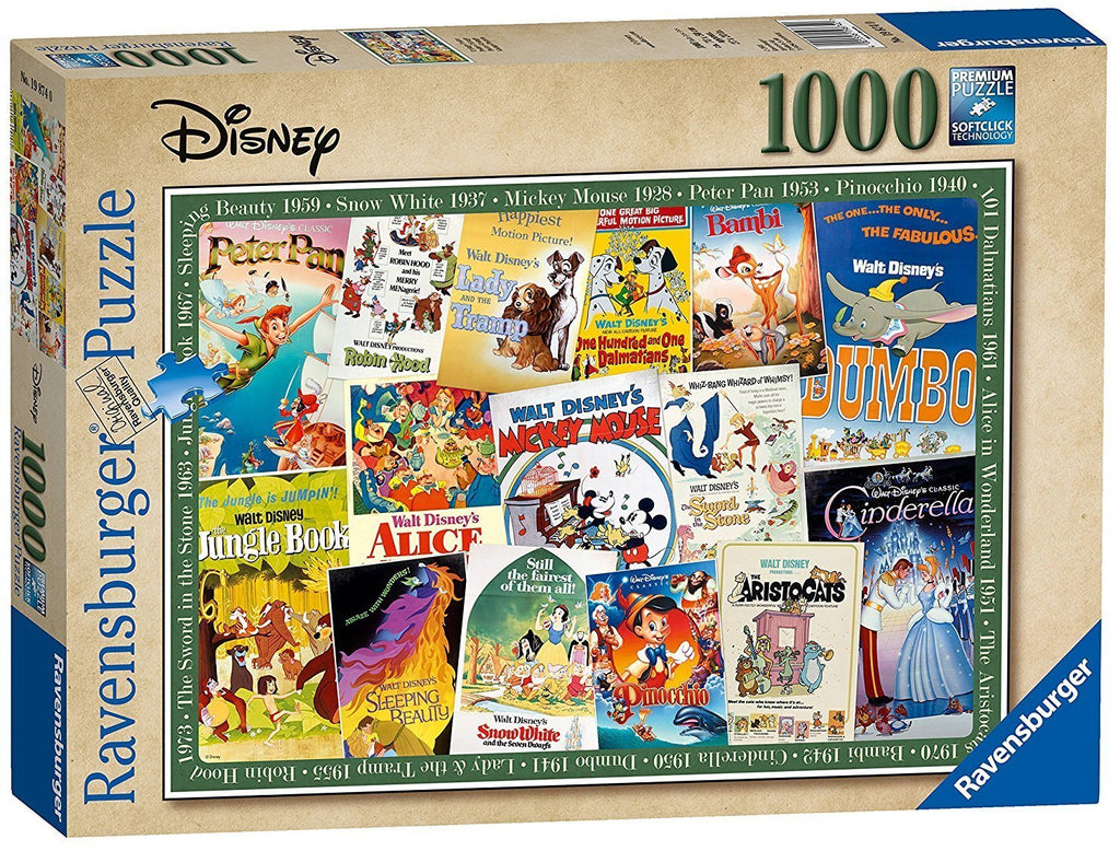 RAVENSBURGER DISNEY MOVIE POSTER 1000PC