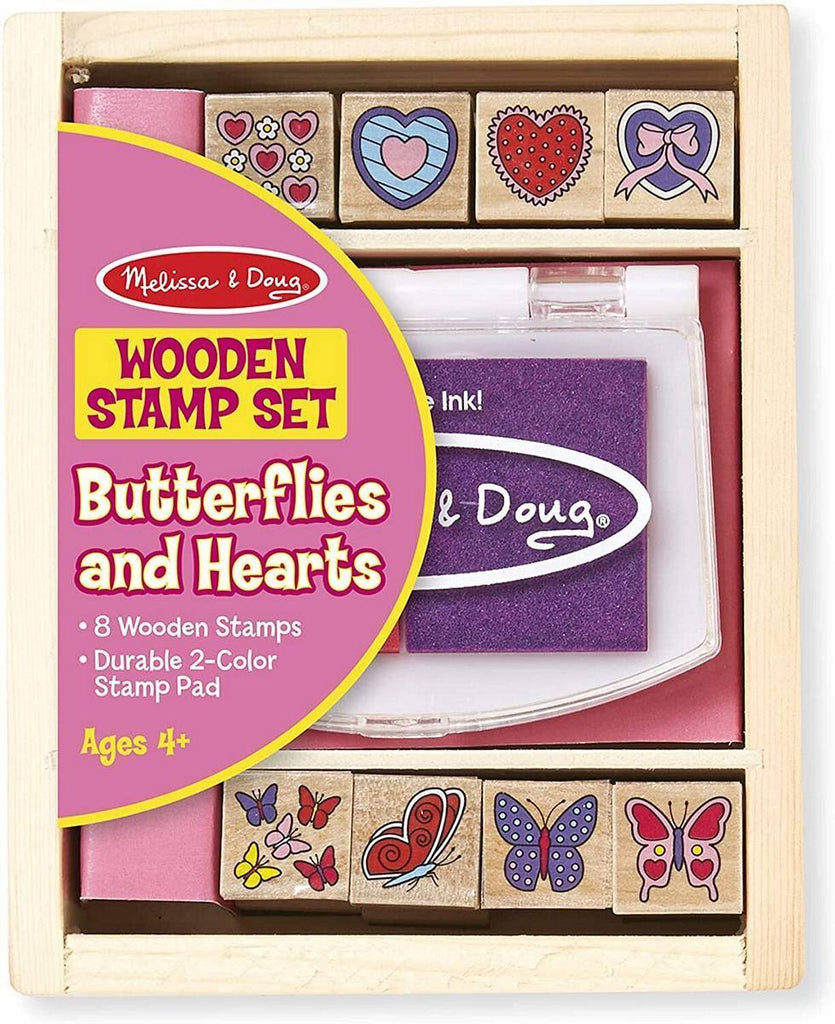 MND2415 MELISSA & DOUG BUTTERFLYHEART STAMP SET