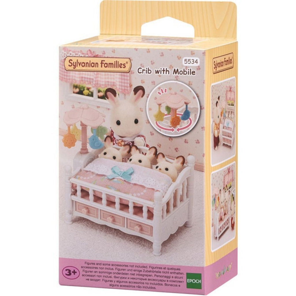 SYLVANIAN FAMILIES CRIB WITH MOBILE