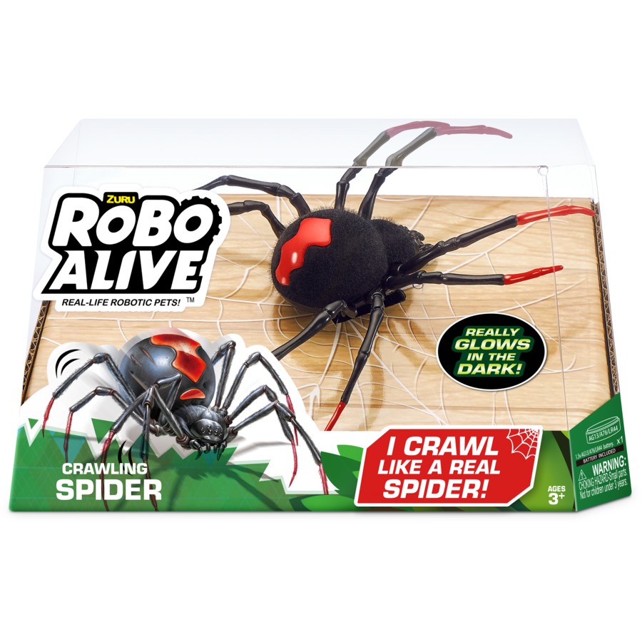 ZURU ROBO ALIVE ROBOTIC SPIDER GLOW IN THE DA