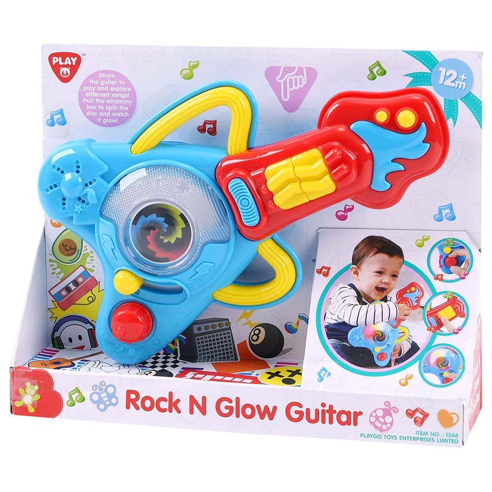 PLAYGO TOYS ENT. LTD. ROCK N GLOW GUITAR BO