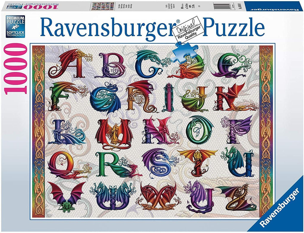 RAVENSBURGER DRAGON ALPHABET 1000PC