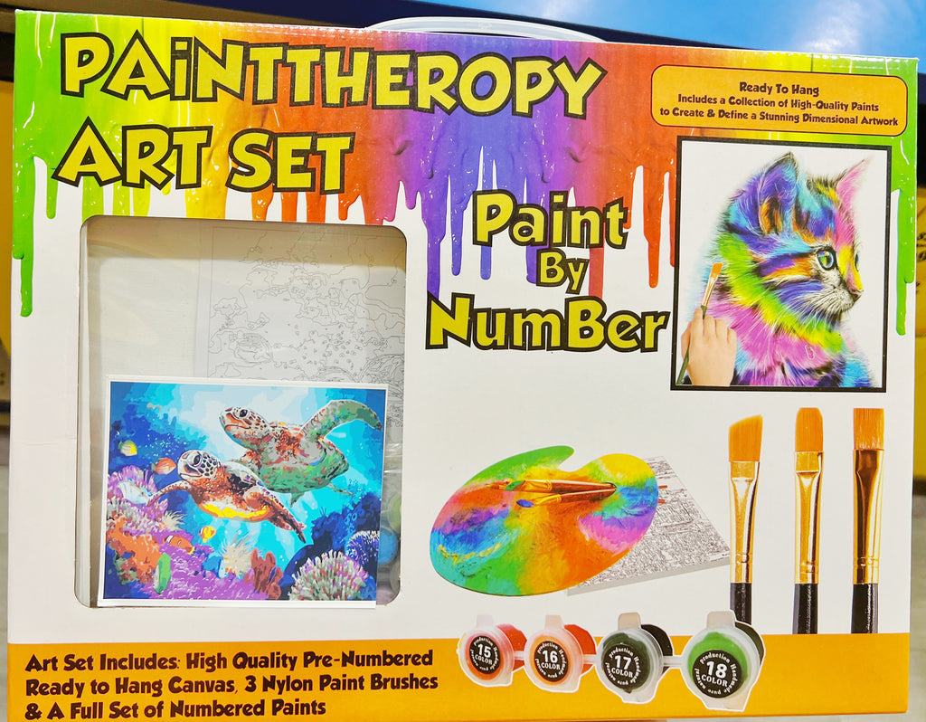 PAINT BY NUMBERS ART SET ASST