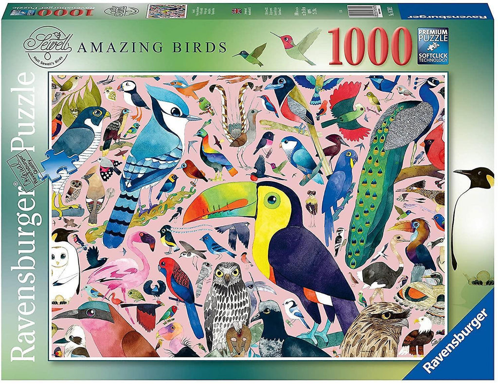 RAVENSBURGER AMAZING BIRDS PUZZLE 1000PC