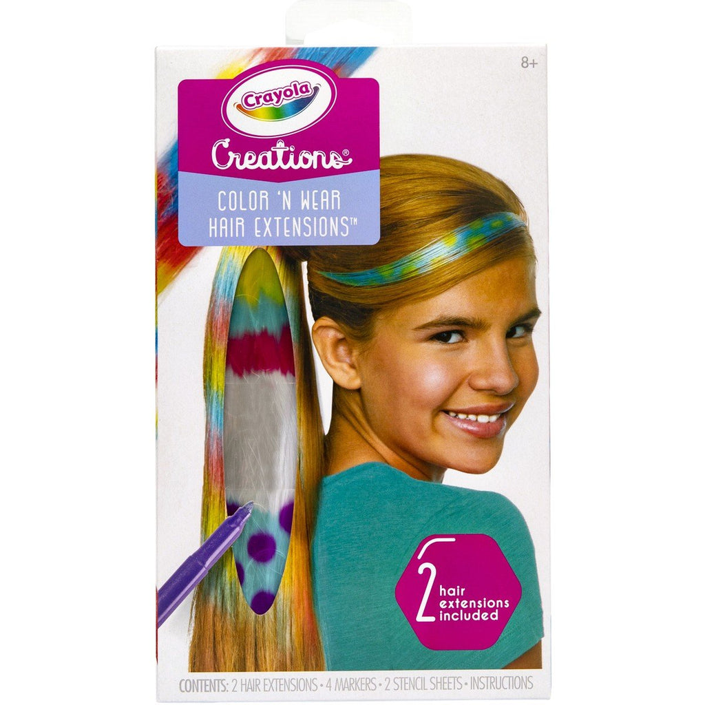 CRAYOLA CREATIONS COLOR N WEAR HAIR EXTE