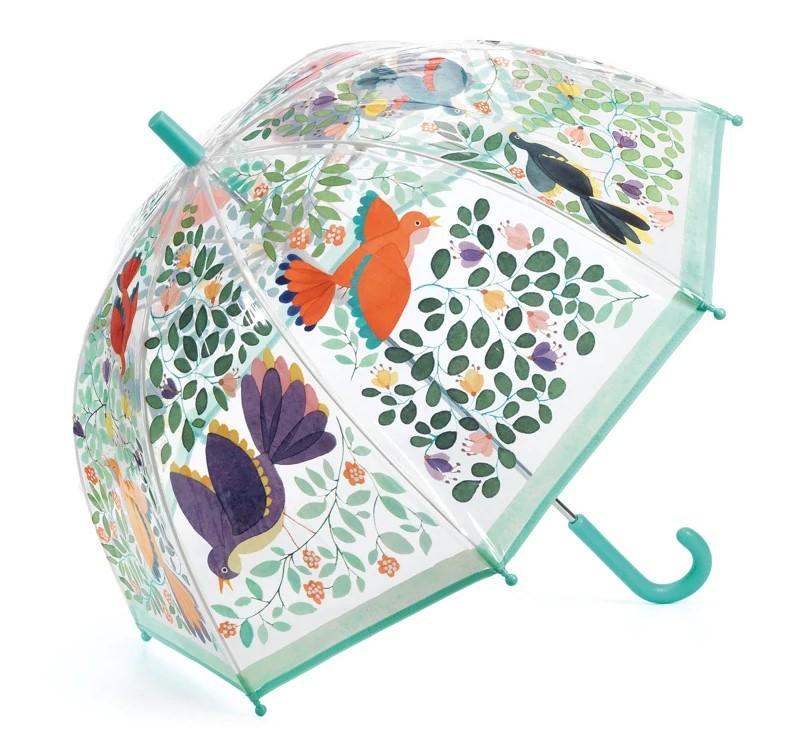 DJECO FLOWER & BIRDS PVC CHILD UMBRELLA