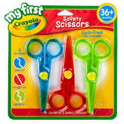 CRAYOLA 3CT MFC SAFETY SCISSORS