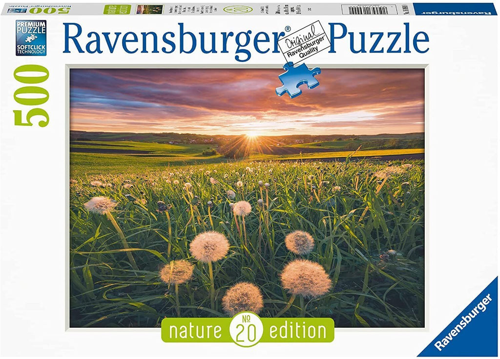 RAVENSBURGER DANDELIONS AT SUNSET 500PC