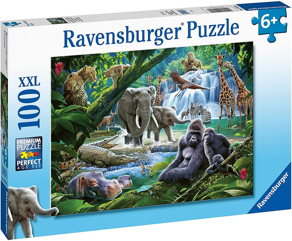 RAVENSBURGER JUNGLE ANIMALS 100PC