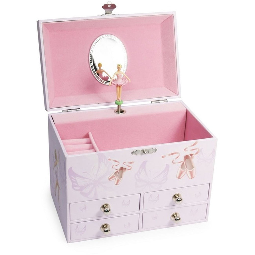 T64144 MUSIC BOX WHITE FOUR DRAWER